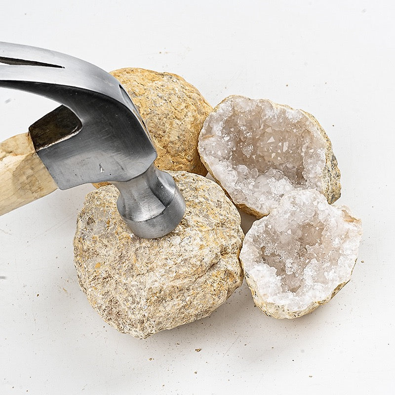 Natural Clear Quartz Geode Cave
