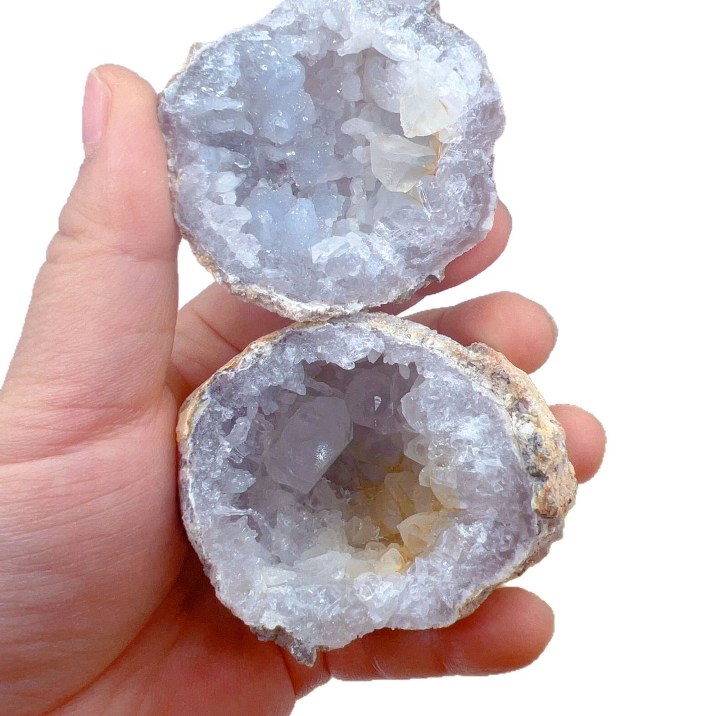 Natural Clear Quartz Geode Cave