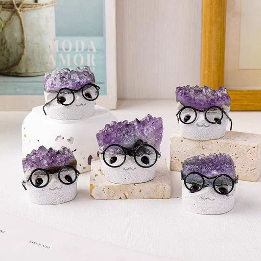 Natural Amethyst Ornament