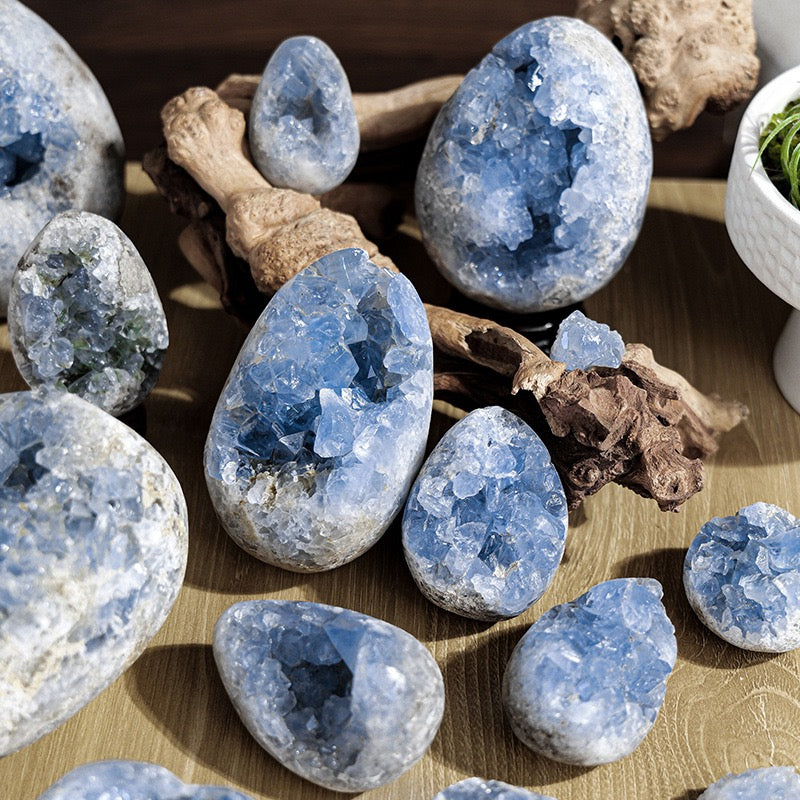 Natural Celestite Rough Stone Specimen