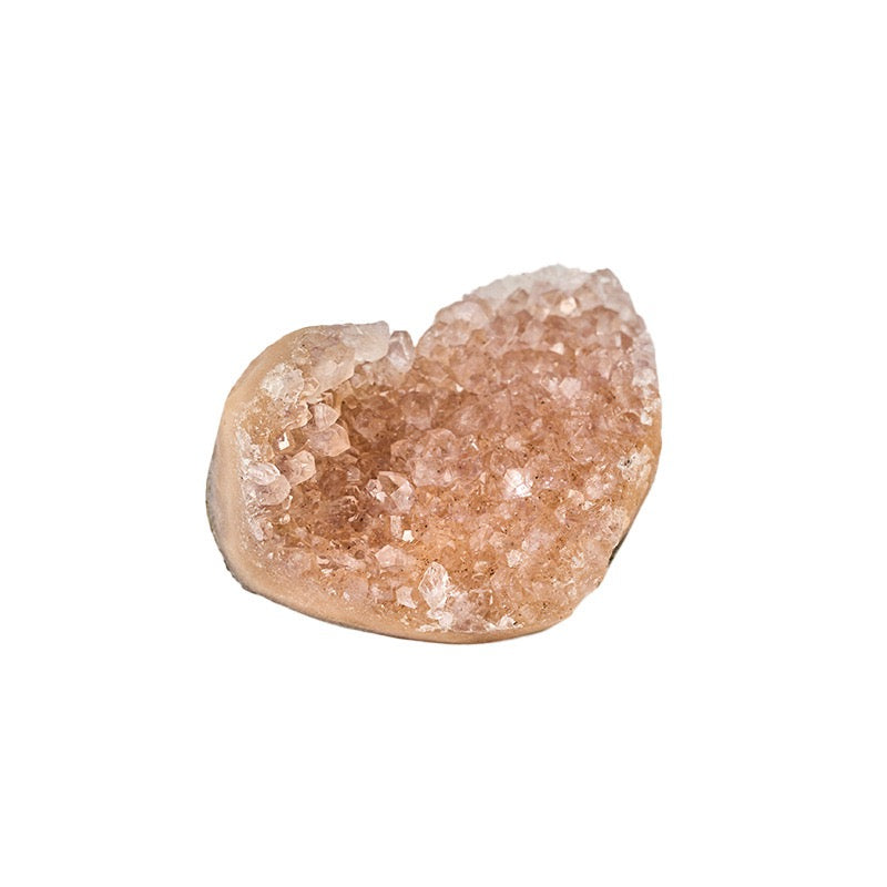 Natural Mixed Color Crystal Heart Specimen